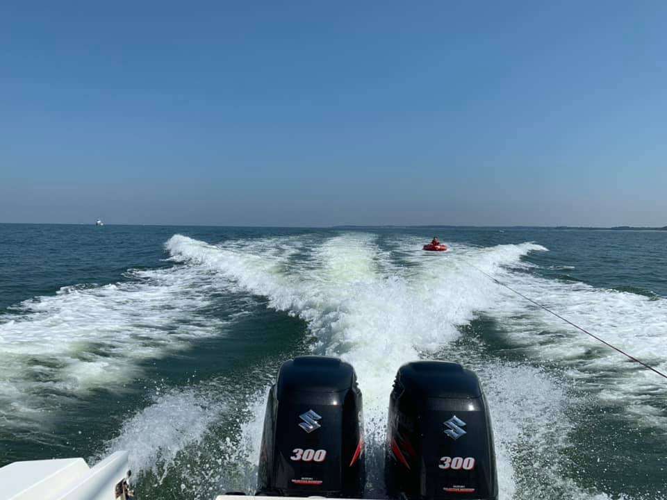 Fishing at an unknown location