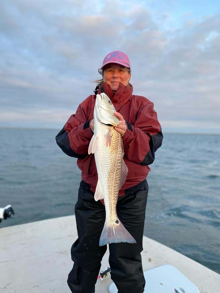 Redfish caught while fishing