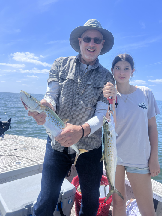 Casting off for a day on the water.