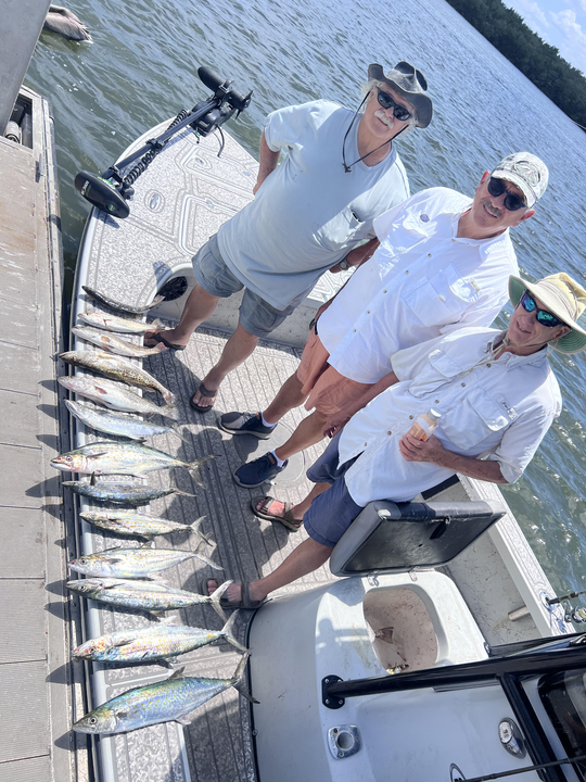 Enjoying a peaceful day by the lake.