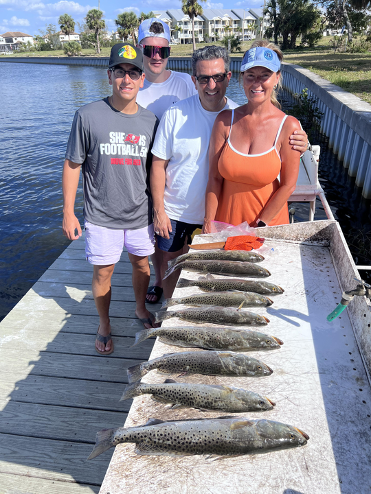 Waterfront fishing haul.