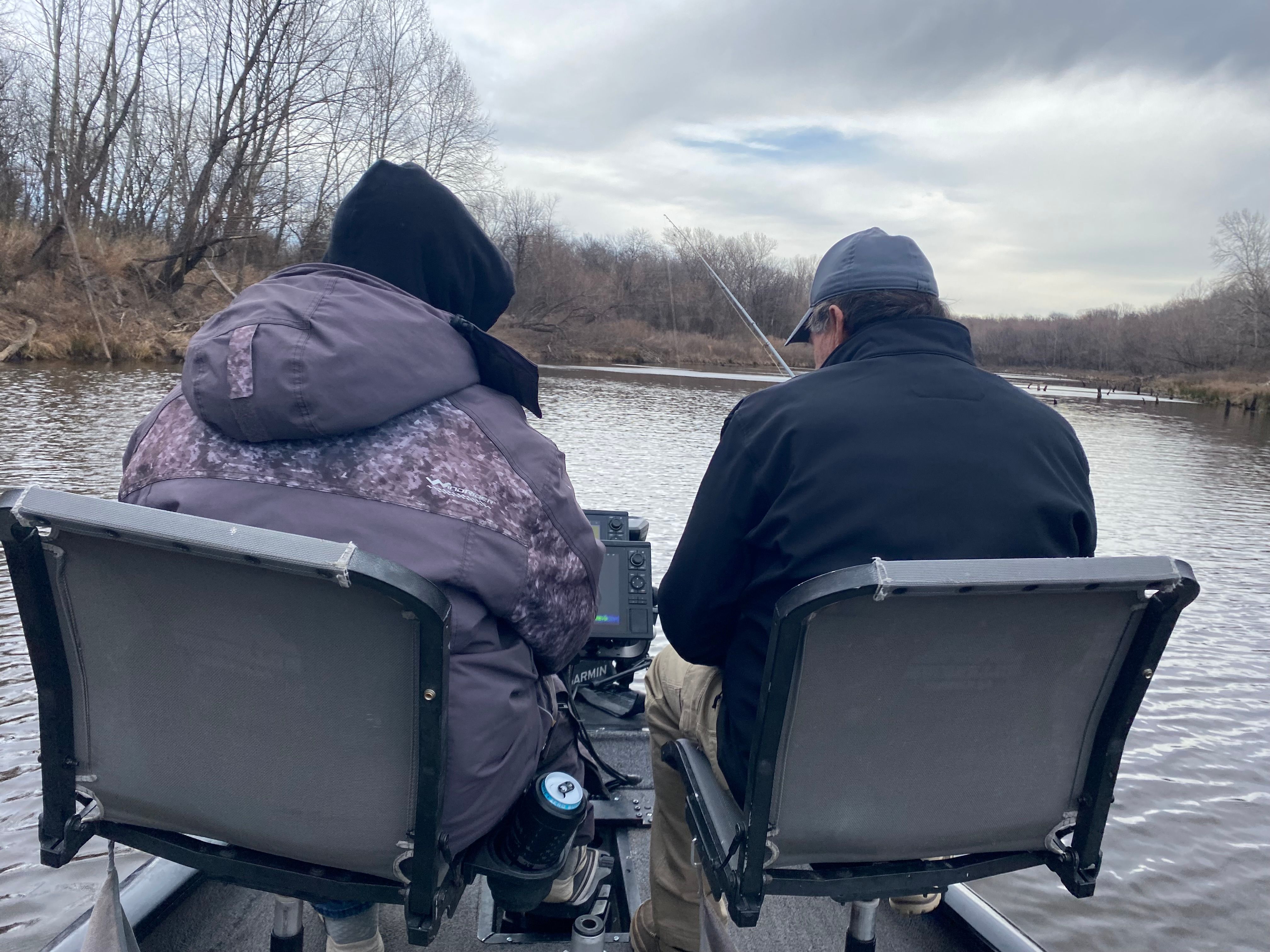 Scenic view of unknown location during fishing trip