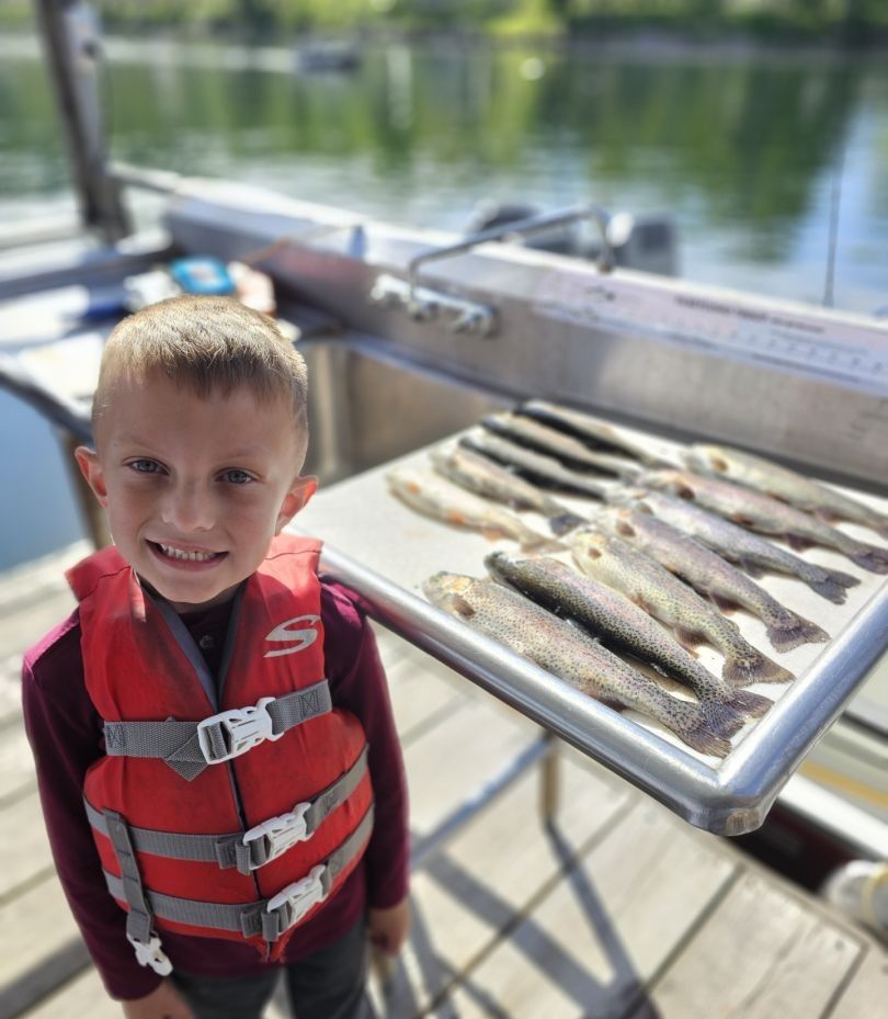 Angler with fishing rod in unknown location