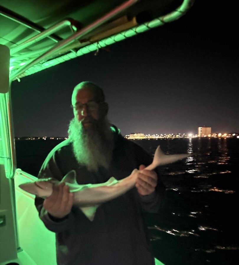 Fishing for Atlantic Sharpnose Shark