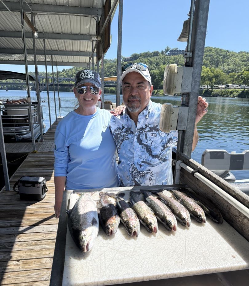 Anglers fishing in an unknown location