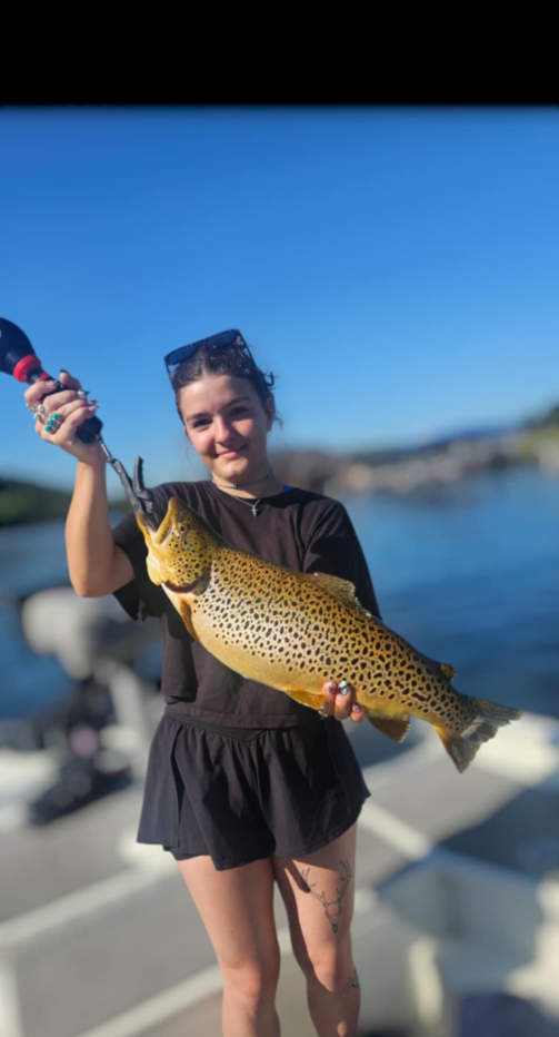 Lone angler fishing on unknown location