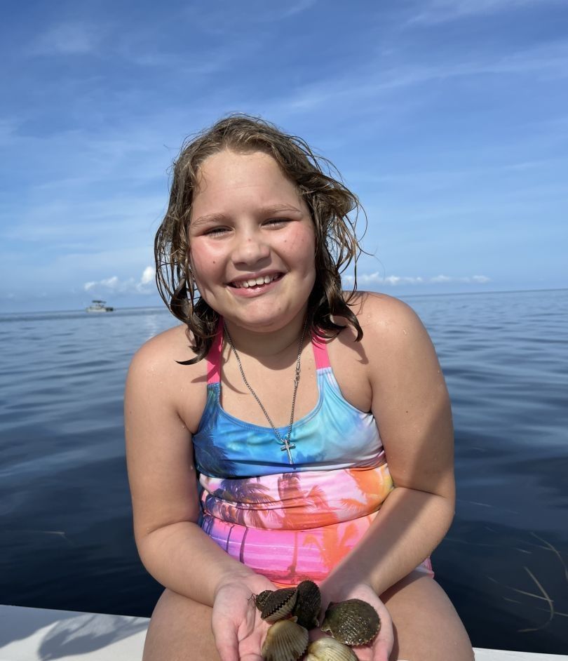 Person fishing in unknown location