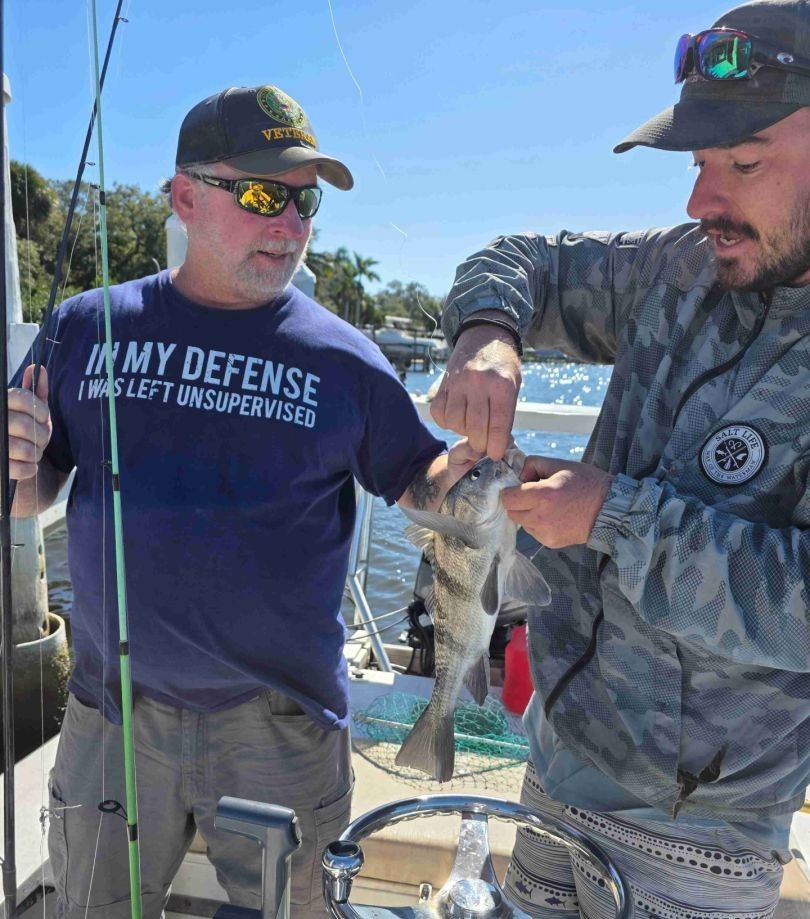 Black Drum fish caught while fishing