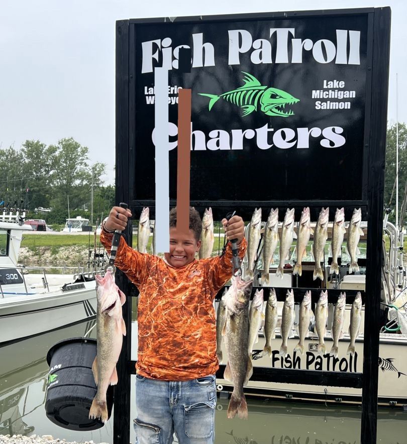 three golden trevally fish caught fishing