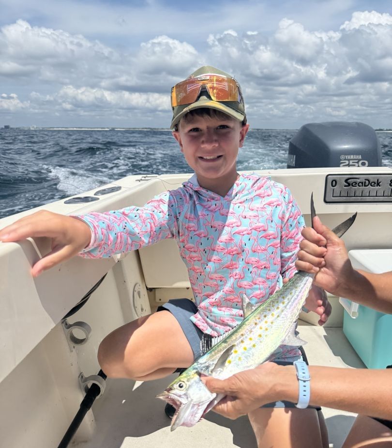 Cero mackerel caught while fishing