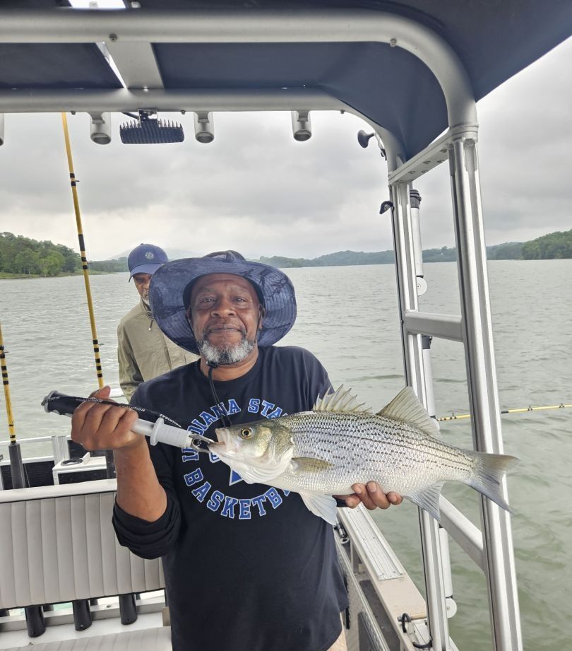 Wiper (Hybrid striped bass) caught while fishing at unknown location