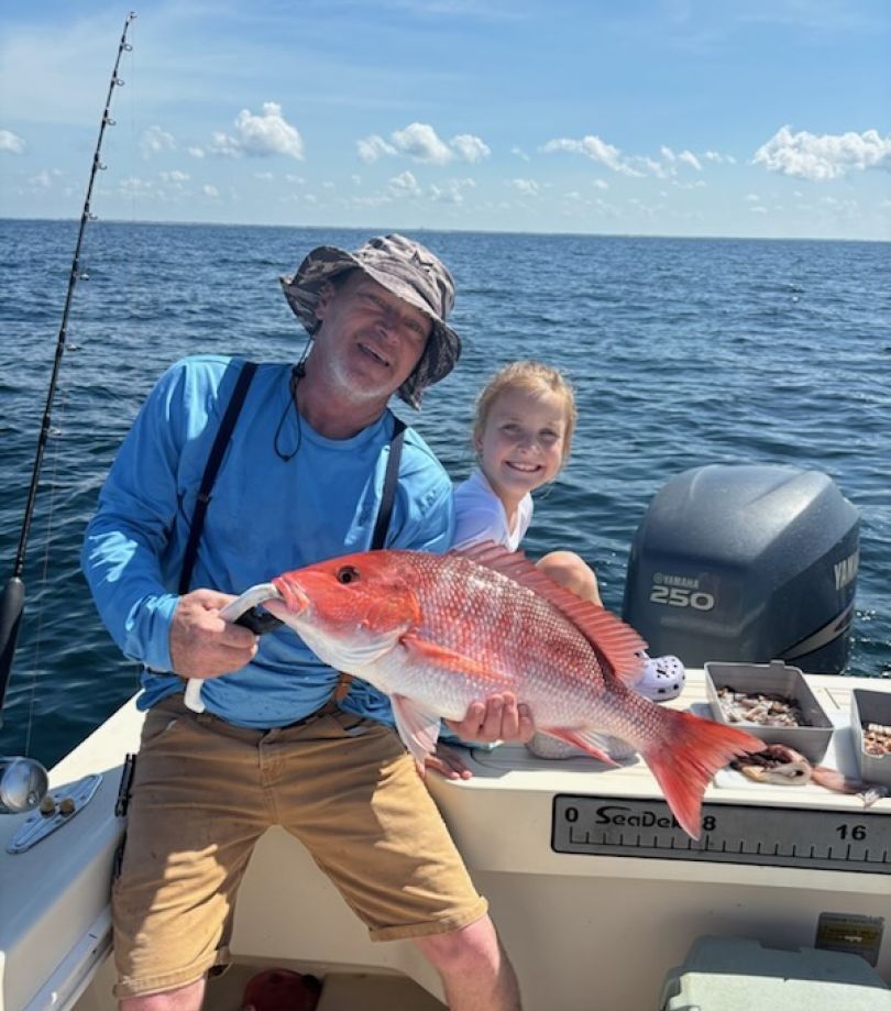 Two people fishing in an unspecified location