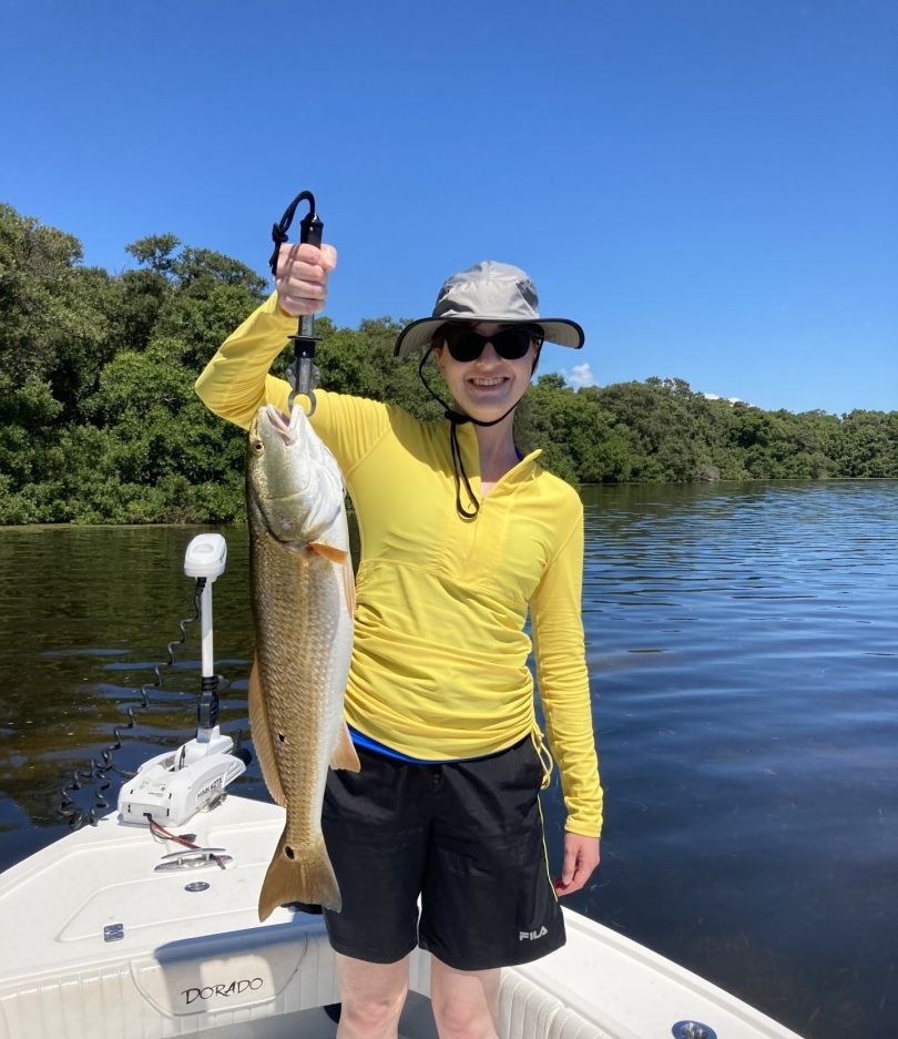 Fishing with a single person at an unknown location