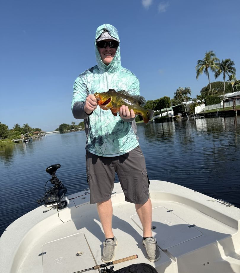 Fishing adventure at an unknown location