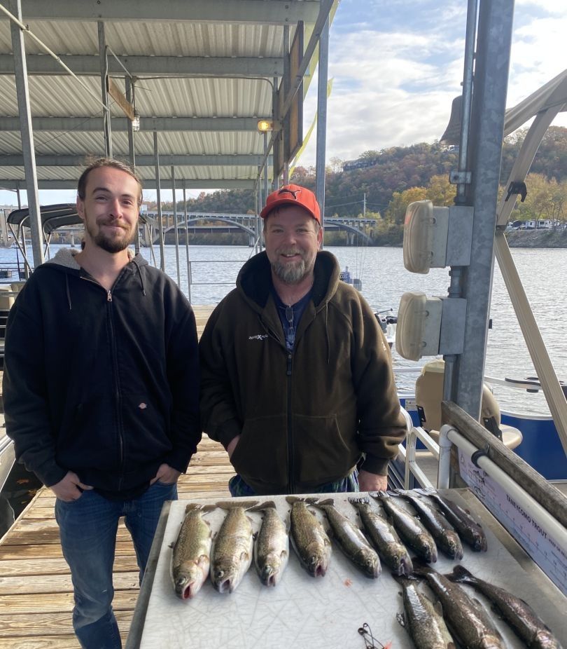 Fishing with friends at unknown location