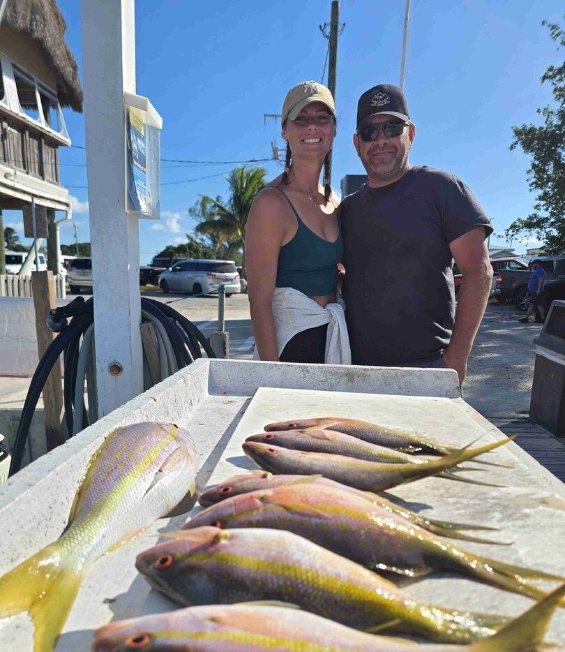 3 fish caught while fishing