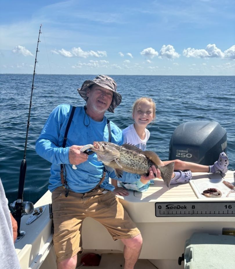 Gag Grouper caught while fishing