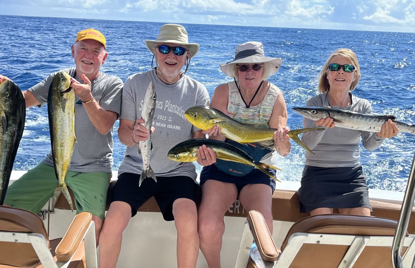 5 great barracuda fish caught during fishing adventure