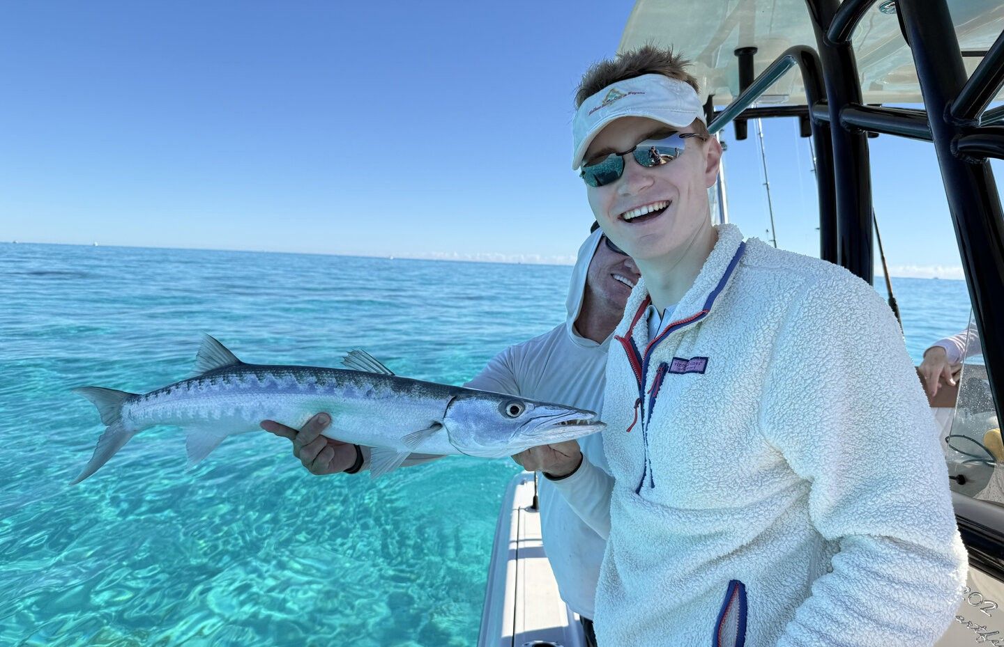 Great barracuda caught during offshore fishing trip