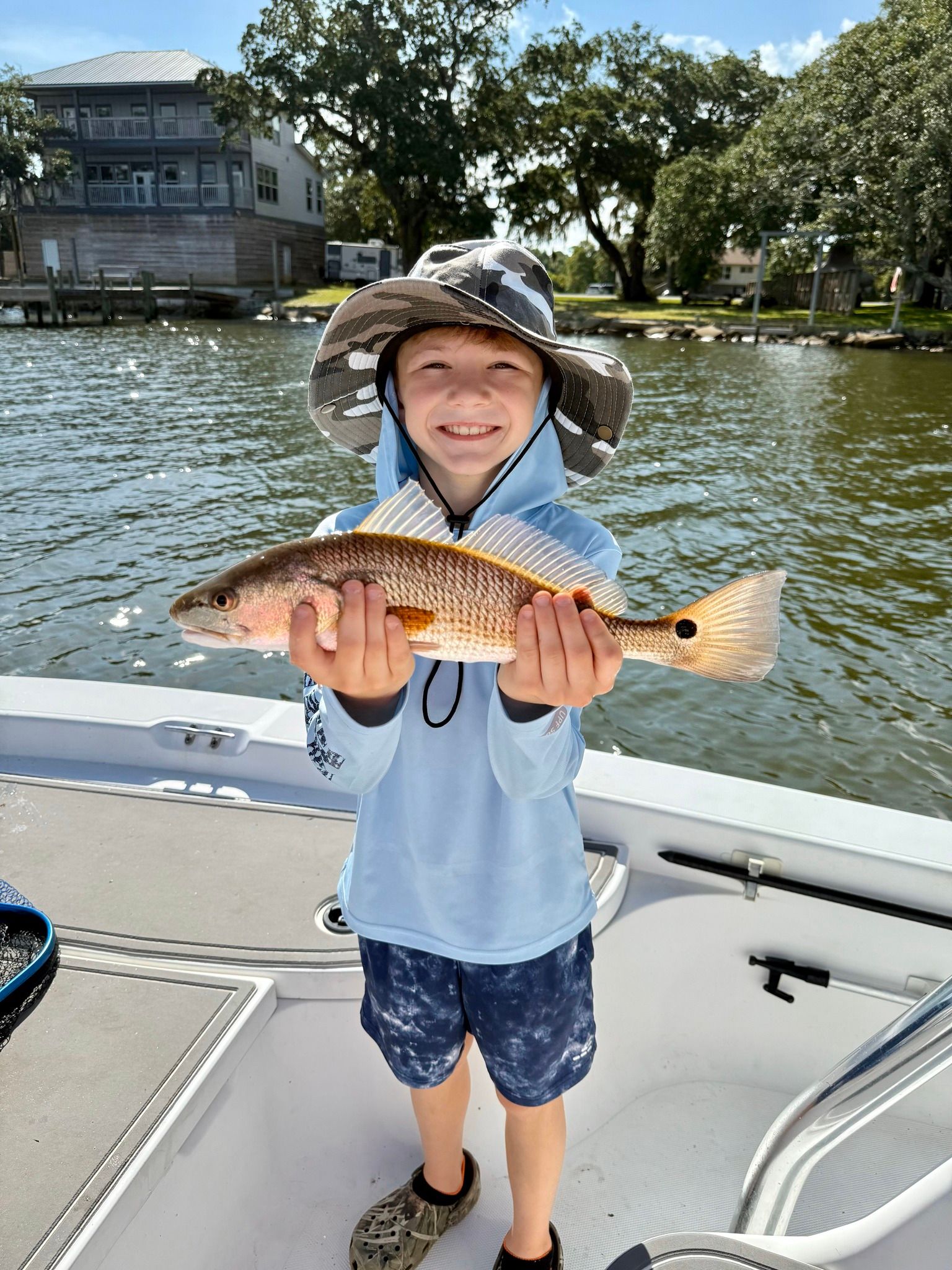 Redfish caught while fishing