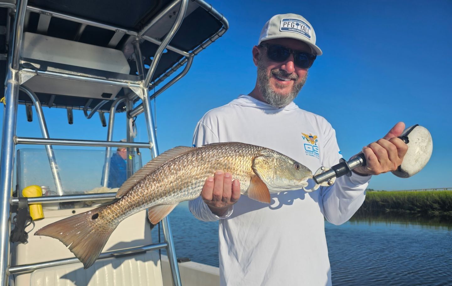 Redfish caught while fishing
