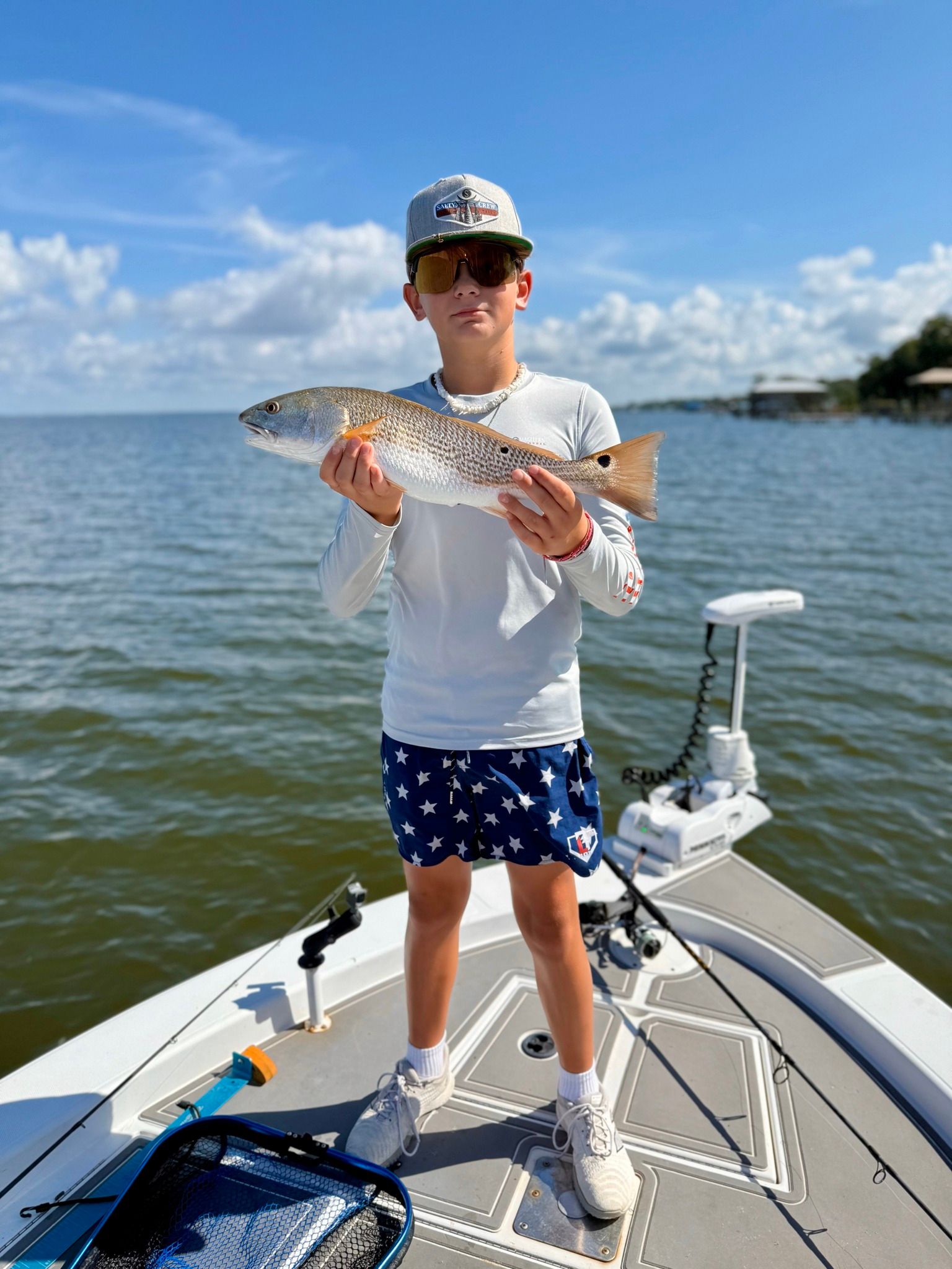 Redfish caught while fishing