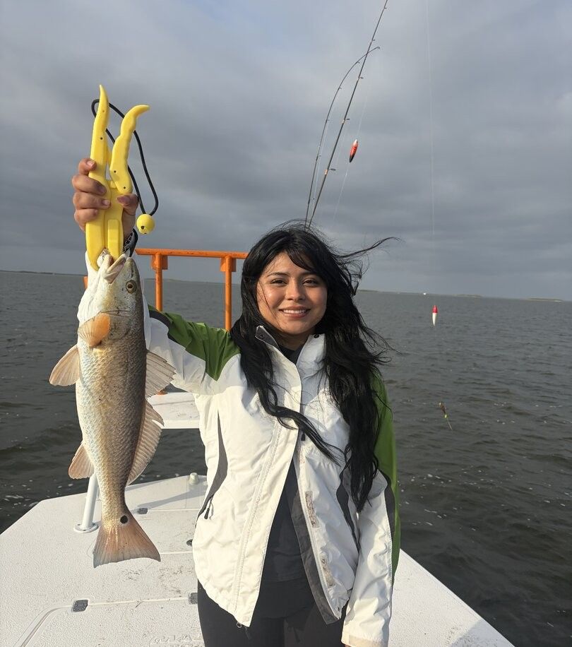 Redfish caught by angler in unknown location