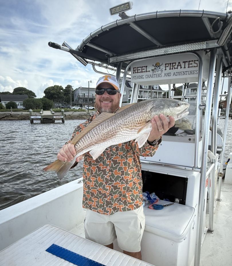 Redfish caught while fishing
