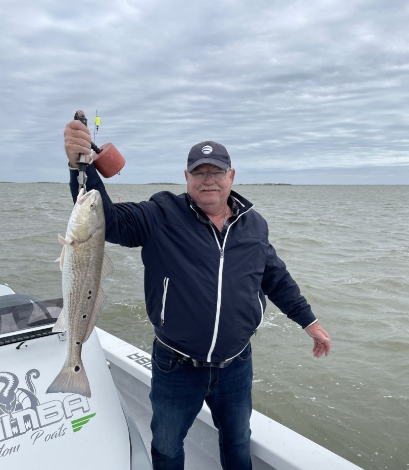 Redfish caught while fishing