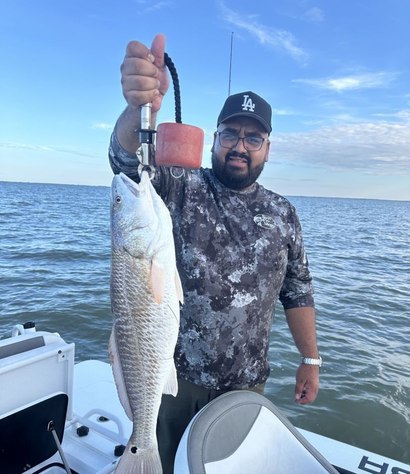 Redfish caught while fishing