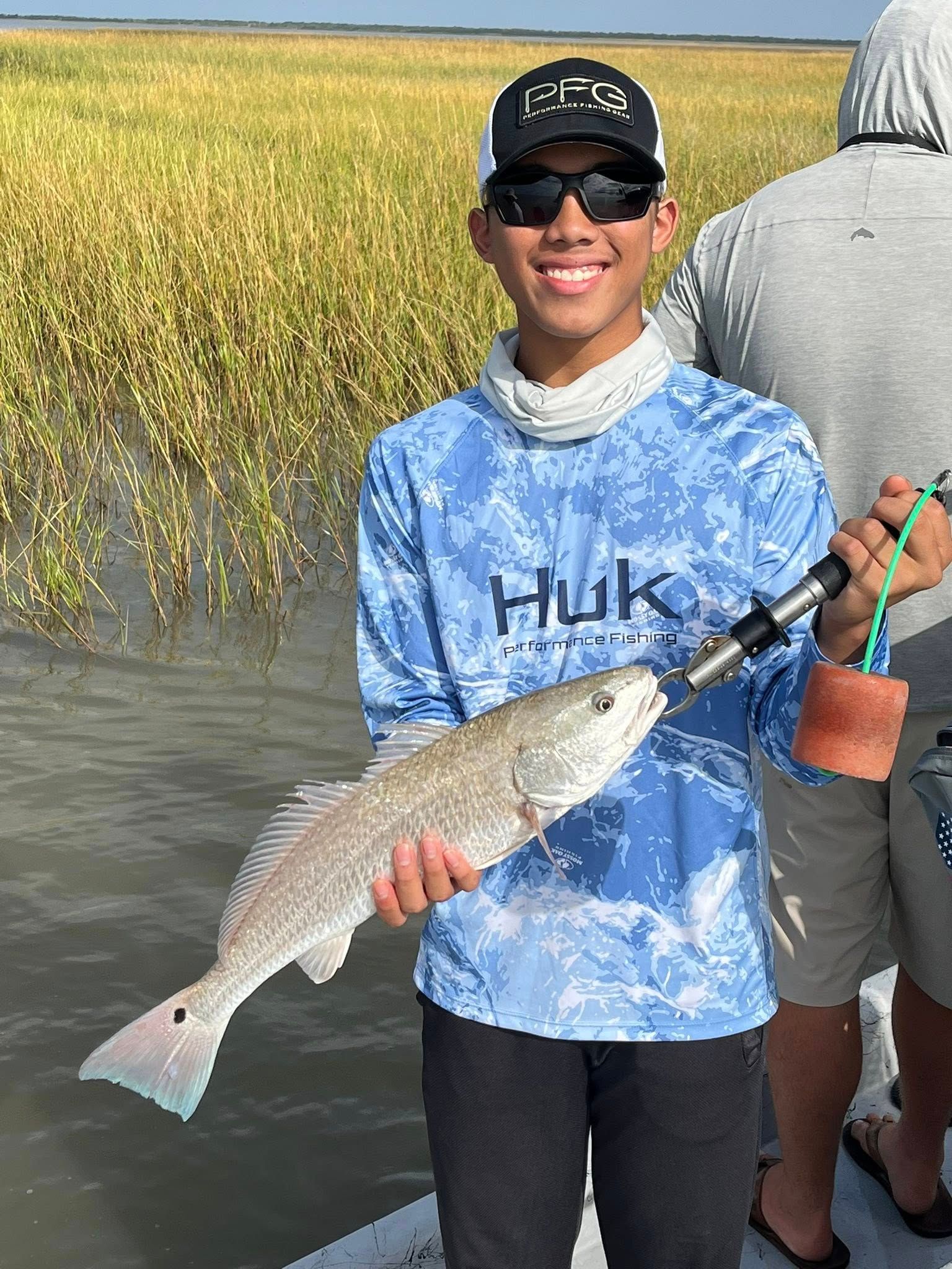 Redfish caught while fishing
