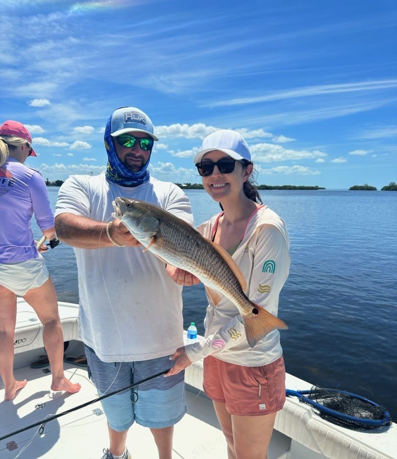 Redfish caught during fishing trip