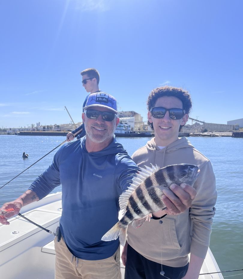 Sheepshead fish caught in unknown location