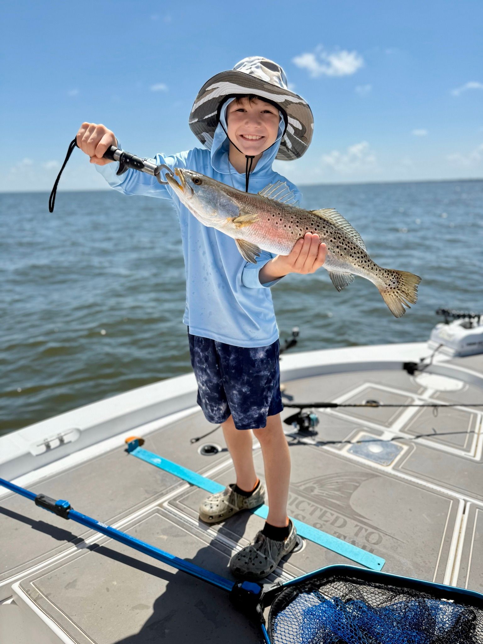 Spotted Weakfish caught in unknown location