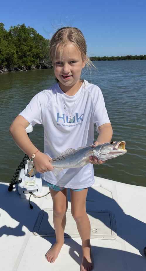 Spotted Weakfish caught while fishing