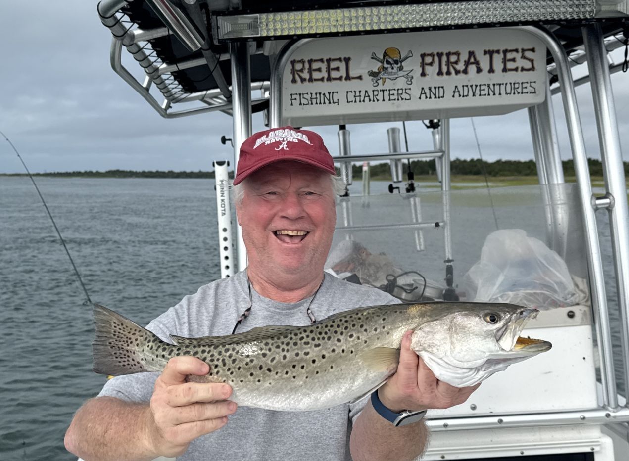 Spotted Weakfish caught on fishing trip