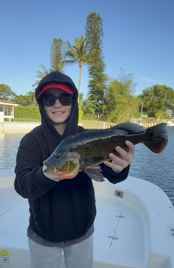 Single angler fishing in unknown location