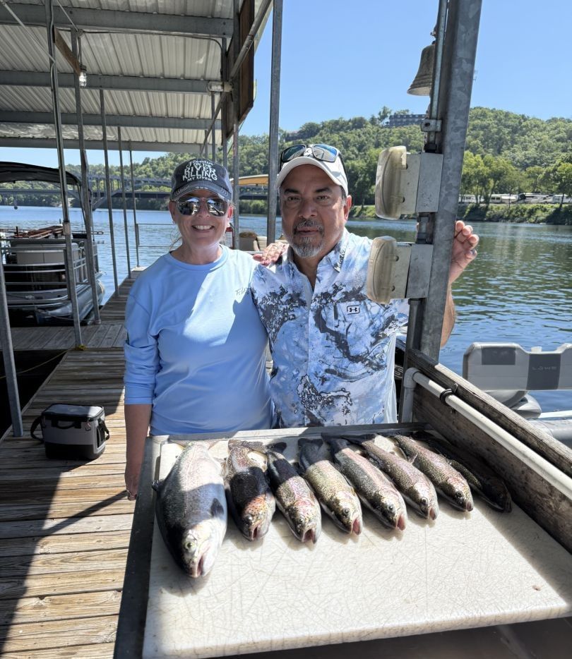 4 fish caught while fishing
