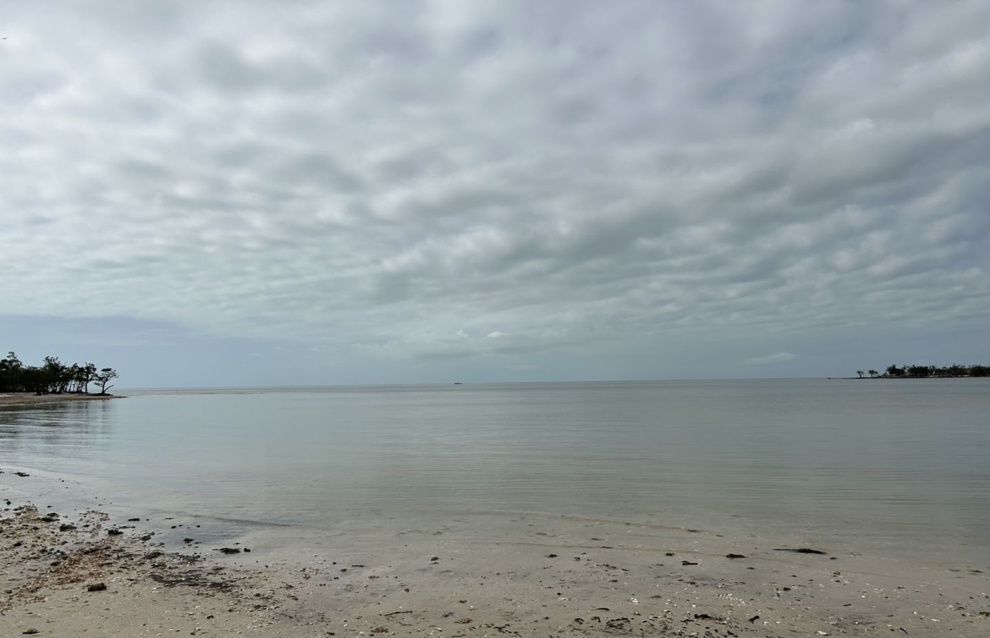 Fishing at an unknown location