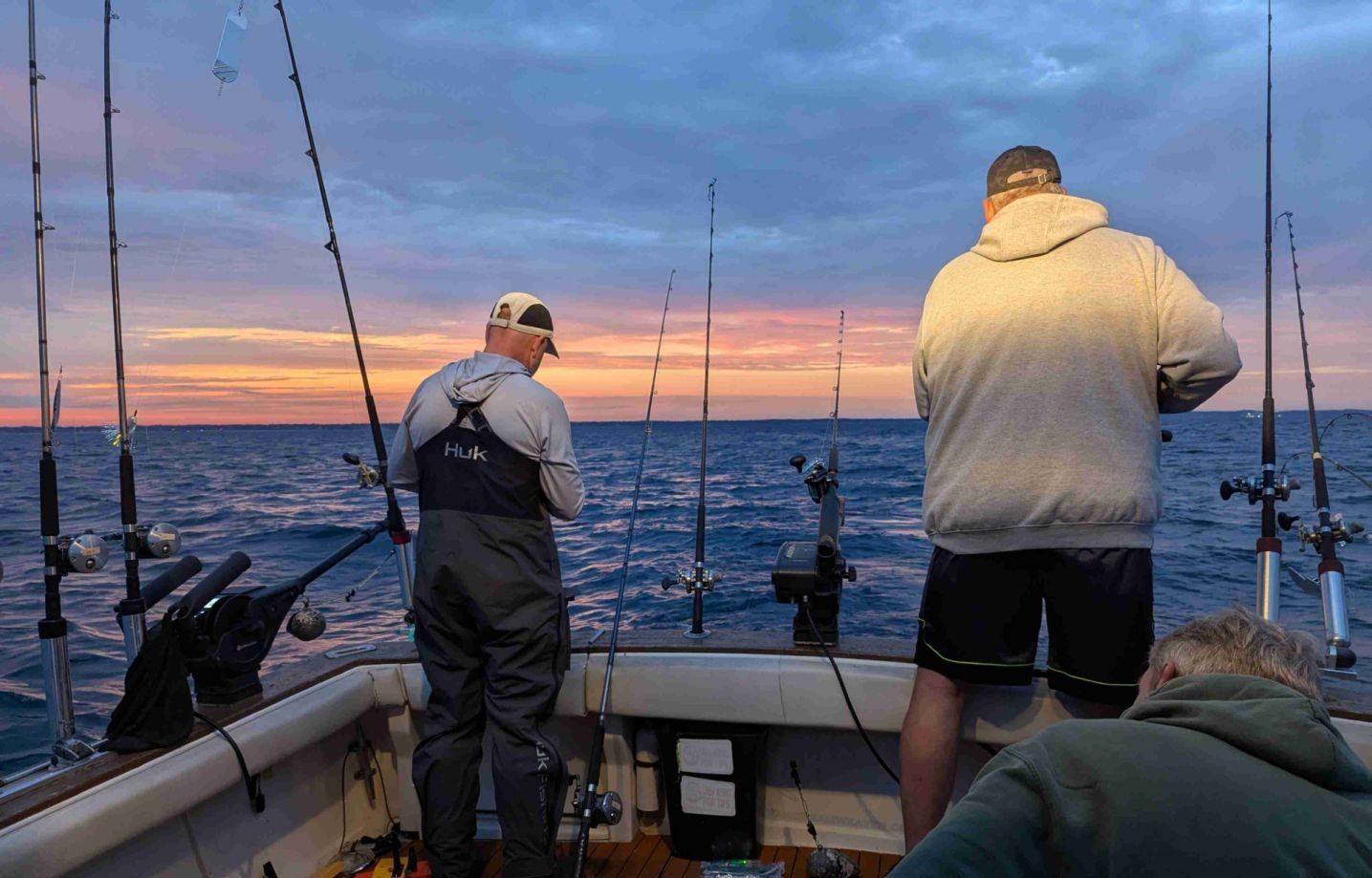 Fishing at an unknown location