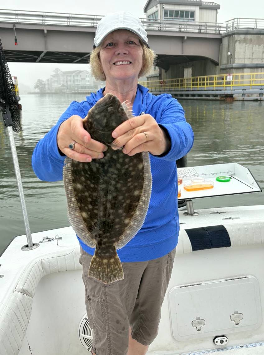 Summer Flounder caught fishing