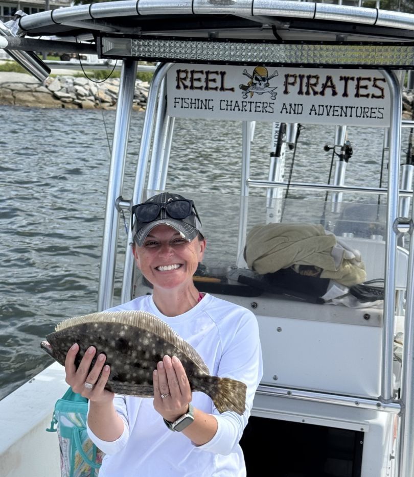 Summer Flounder fish caught while fishing