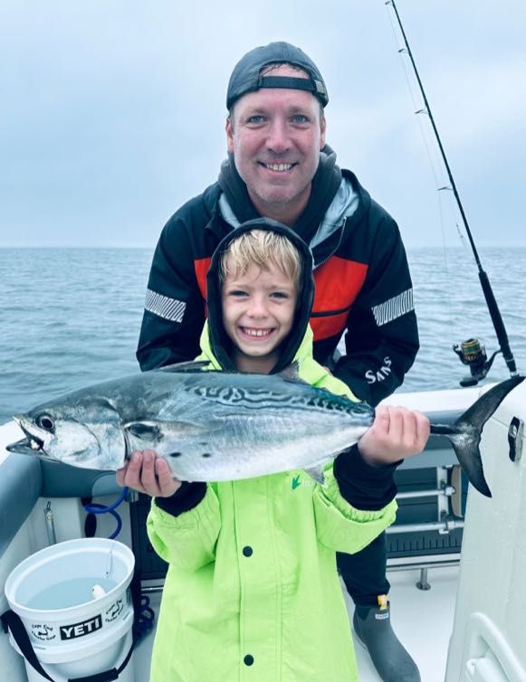 Angler fishing in unknown location