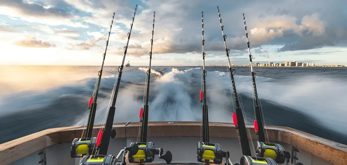 Fishing at a beautiful, unknown location