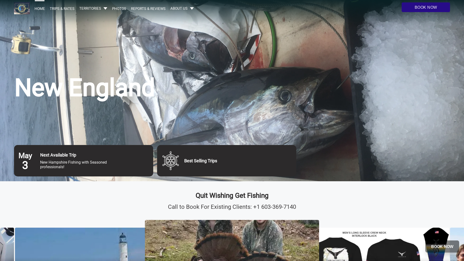 Fishing at an unknown location