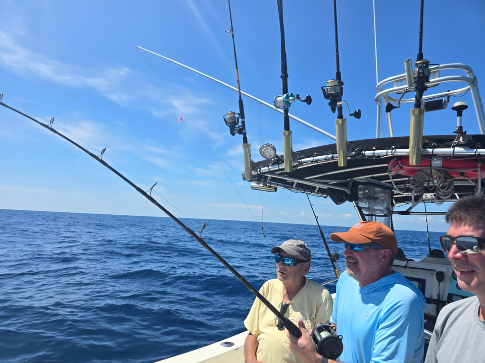 Perfect setup for deep sea jigging and trolling adventure on the water today!