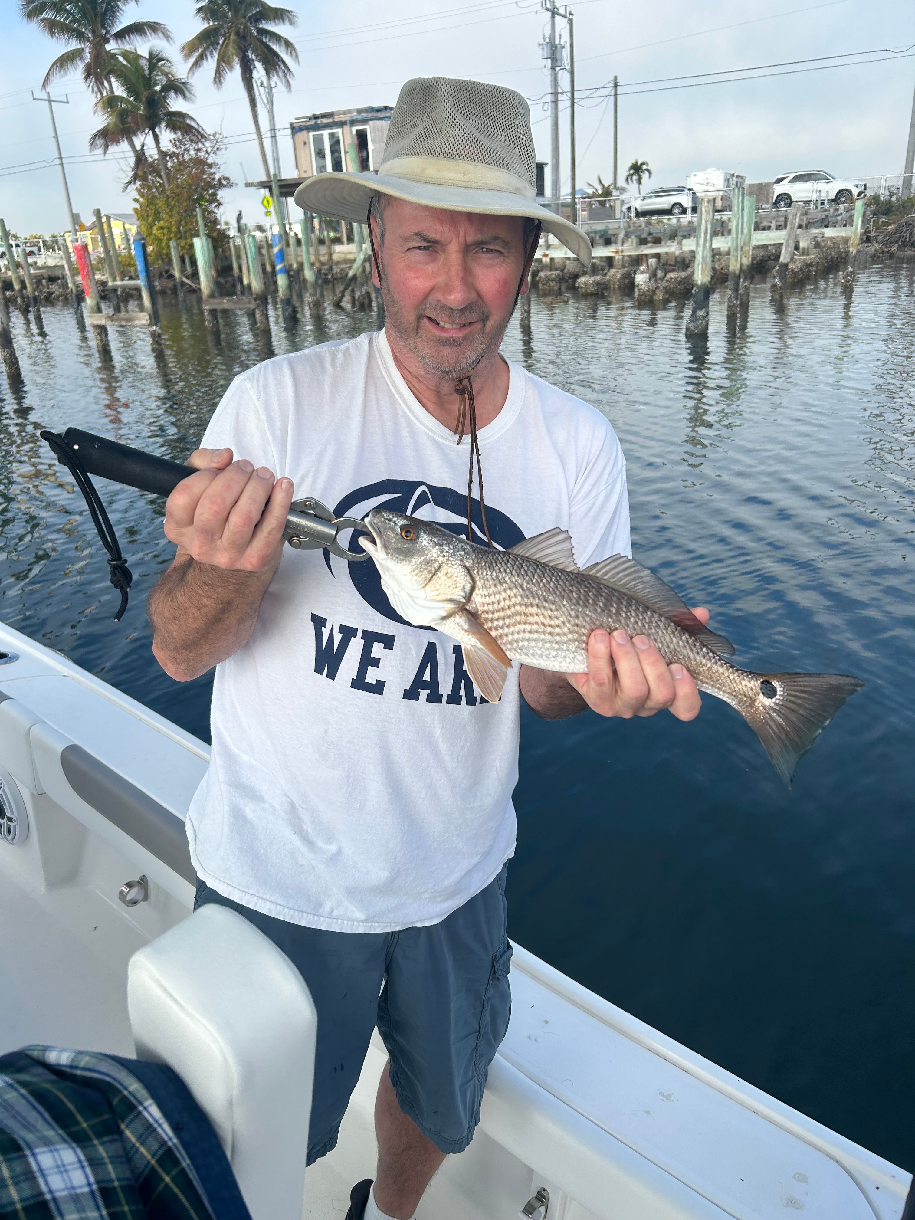 Redfish caught while fishing