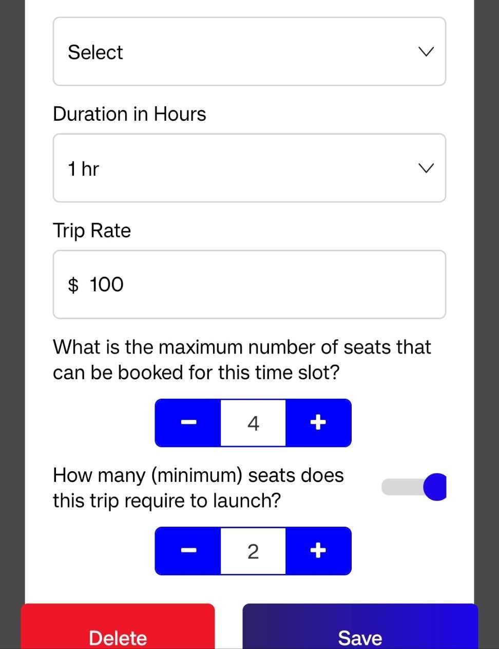 Fishing at an unknown location