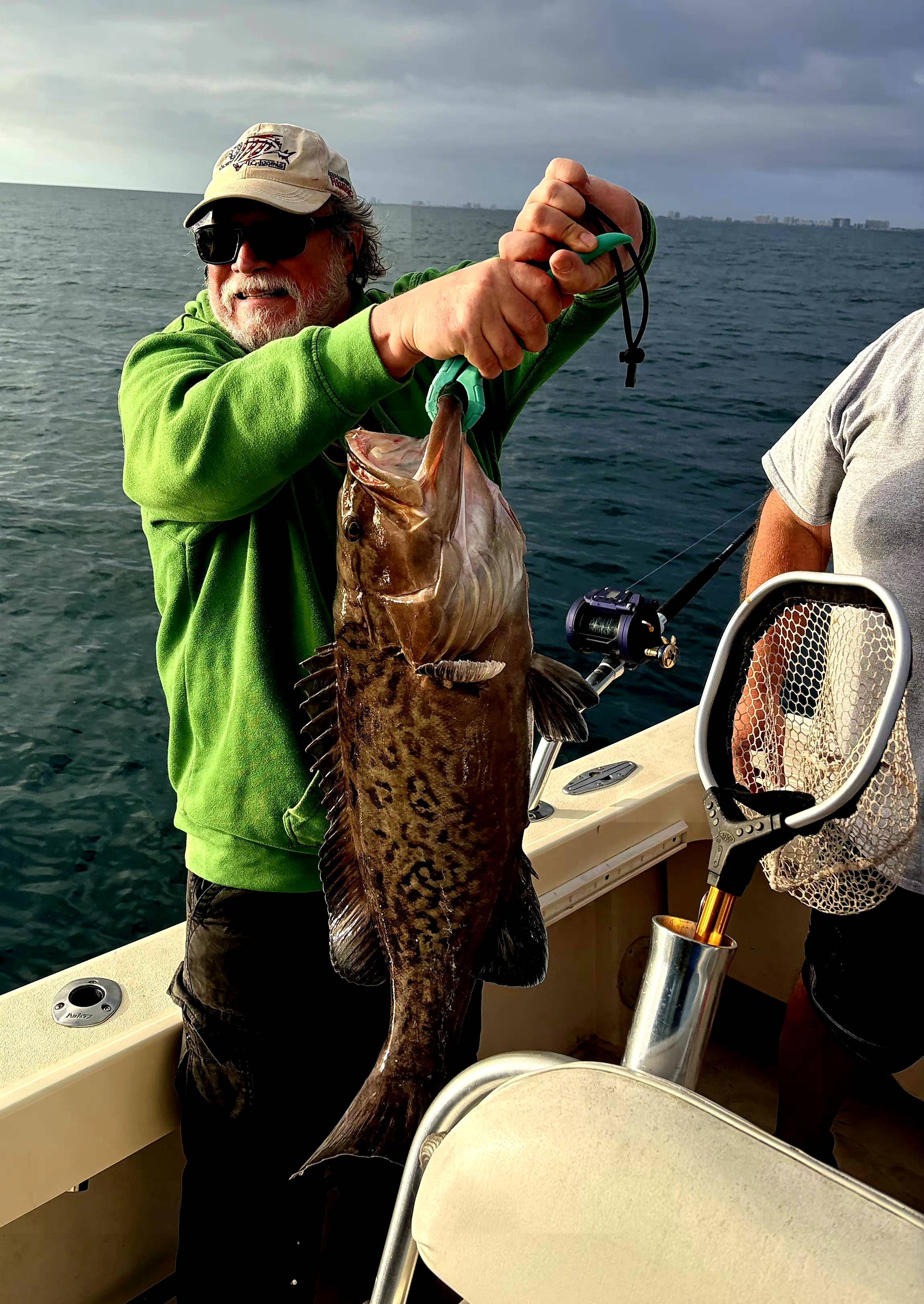 Angler fishing in unknown location