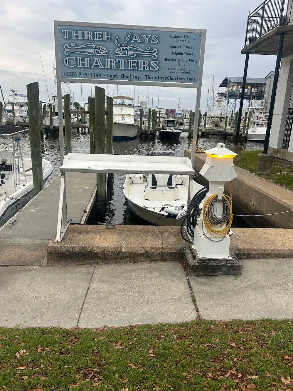 Fishing at an unknown location